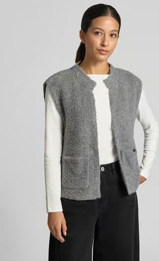 S.Oliver RED LABEL Regular fit mouwloos vest met wol - Foto 4