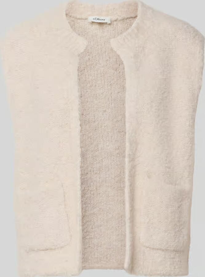 S.Oliver RED LABEL Regular fit mouwloos vest met wol