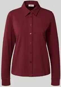 S.Oliver RED LABEL Regular fit overhemdblouse van katoenmix