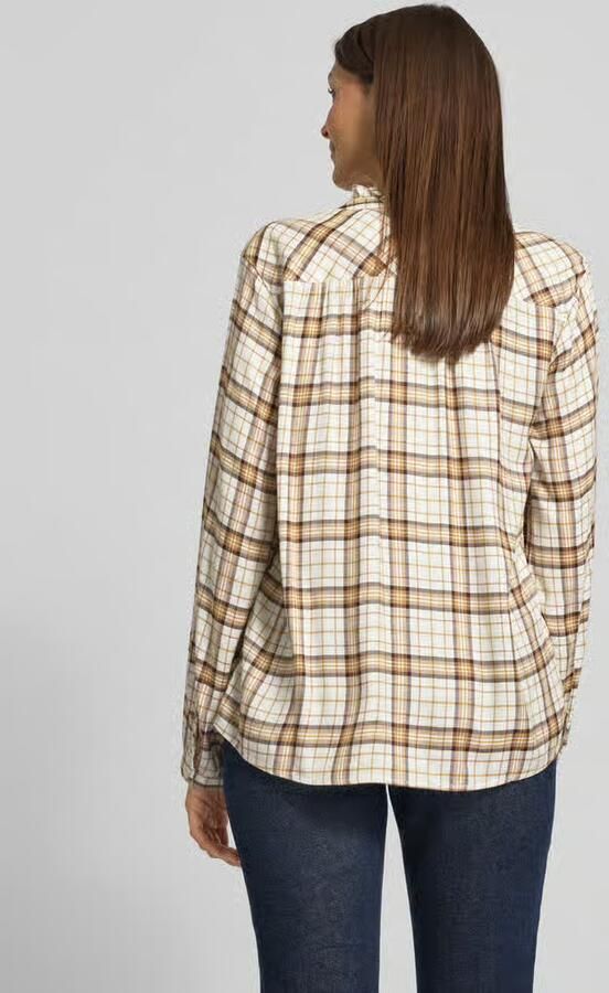 S.Oliver RED LABEL Regular fit overhemdblouse van mix van modal en viscose