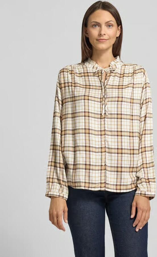 S.Oliver RED LABEL Regular fit overhemdblouse van mix van modal en viscose - Foto 2