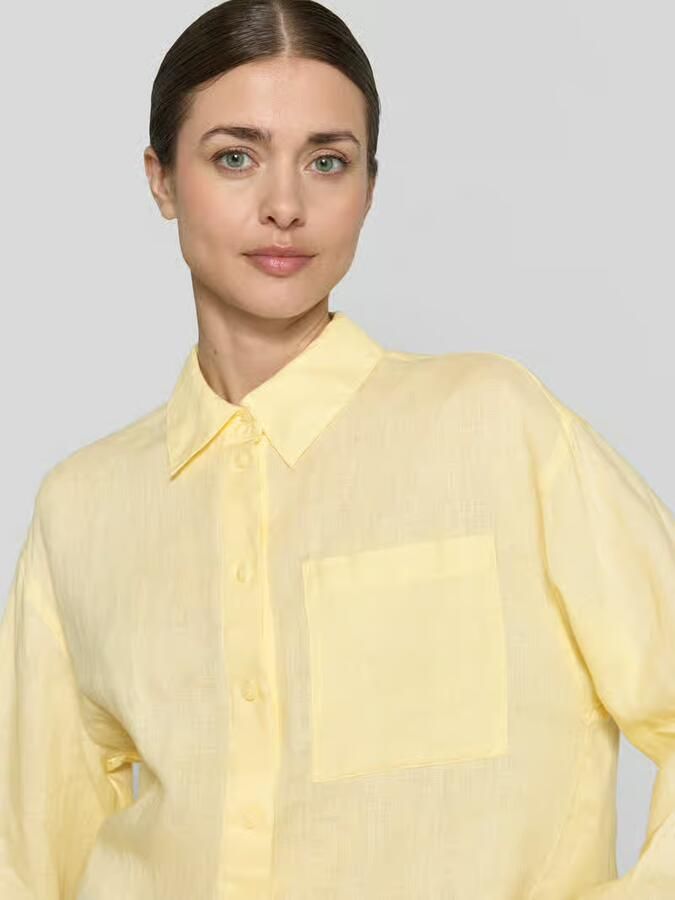 S.Oliver RED LABEL regular fit overhemdblouse van puur linnen - Foto 4