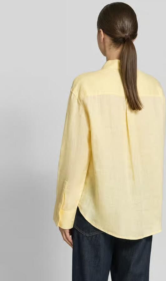 S.Oliver RED LABEL regular fit overhemdblouse van puur linnen - Foto 4