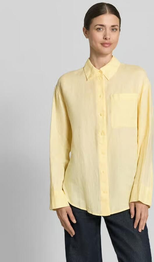 S.Oliver RED LABEL regular fit overhemdblouse van puur linnen - Foto 7