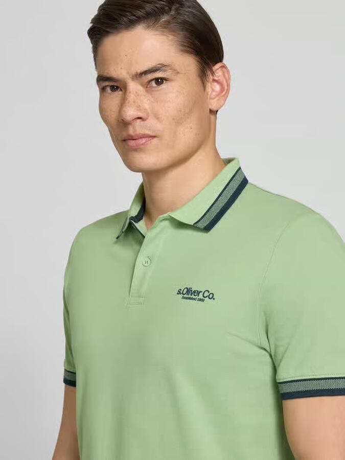 S.Oliver RED LABEL regular fit poloshirt van katoenmix - Foto 3