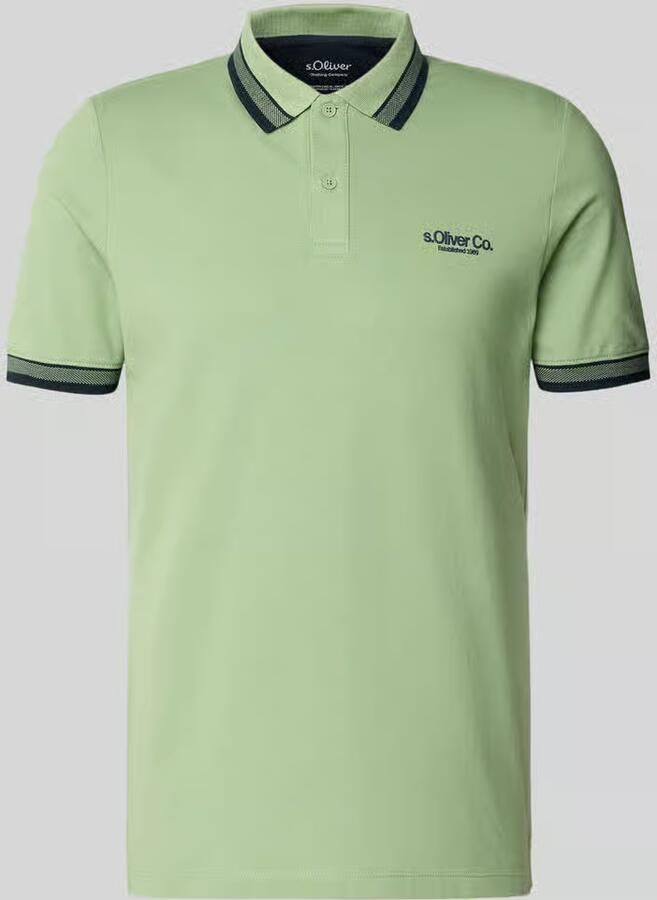 S.Oliver RED LABEL regular fit poloshirt van katoenmix - Foto 4