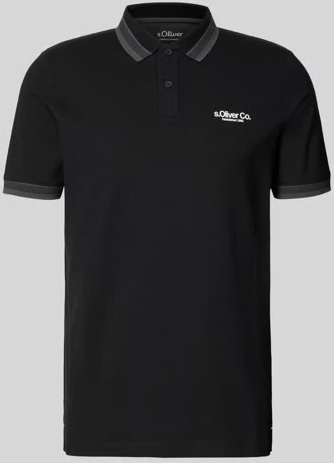 S.Oliver RED LABEL regular fit poloshirt van katoenmix - Foto 5