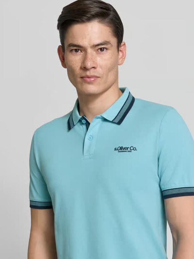S.Oliver RED LABEL regular fit poloshirt van katoenmix - Foto 3