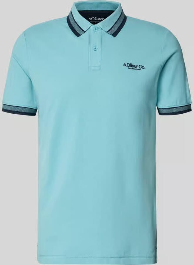 S.Oliver RED LABEL regular fit poloshirt van katoenmix - Foto 4