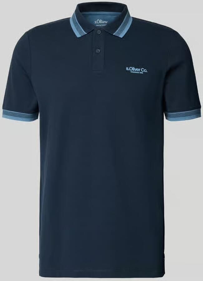 S.Oliver RED LABEL regular fit poloshirt van katoenmix - Foto 5