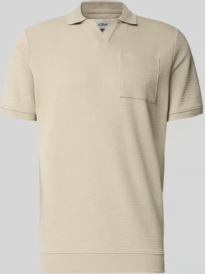 S.Oliver RED LABEL regular fit poloshirt van katoenmix - Foto 4