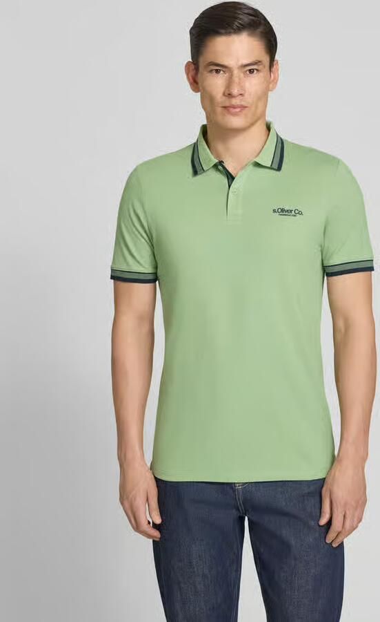 S.Oliver RED LABEL regular fit poloshirt van katoenmix - Foto 3