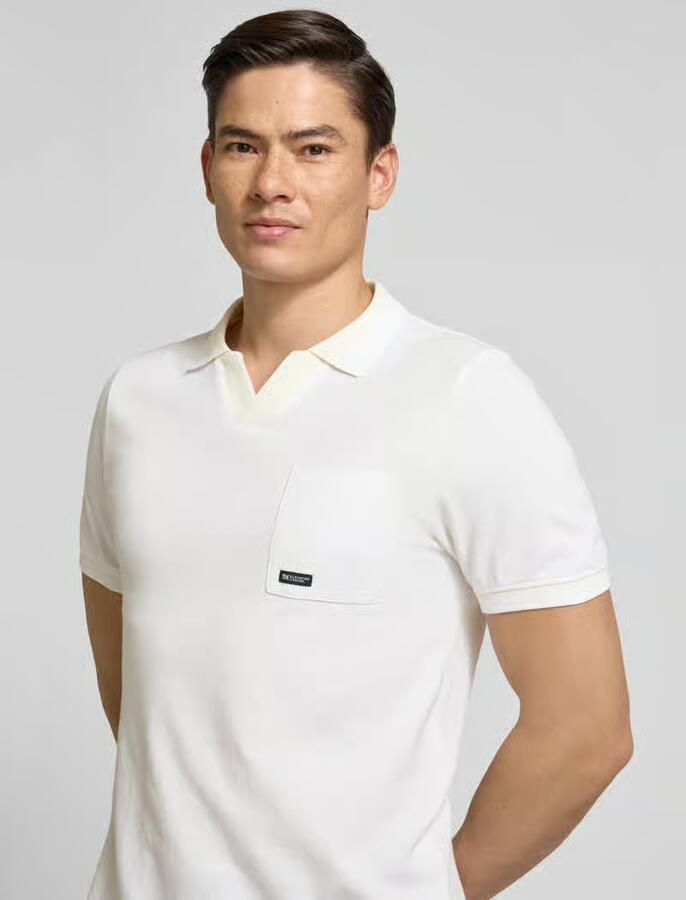 S.Oliver RED LABEL regular fit poloshirt van puur katoen model 'OPEN COLLAR POLO' - Foto 3