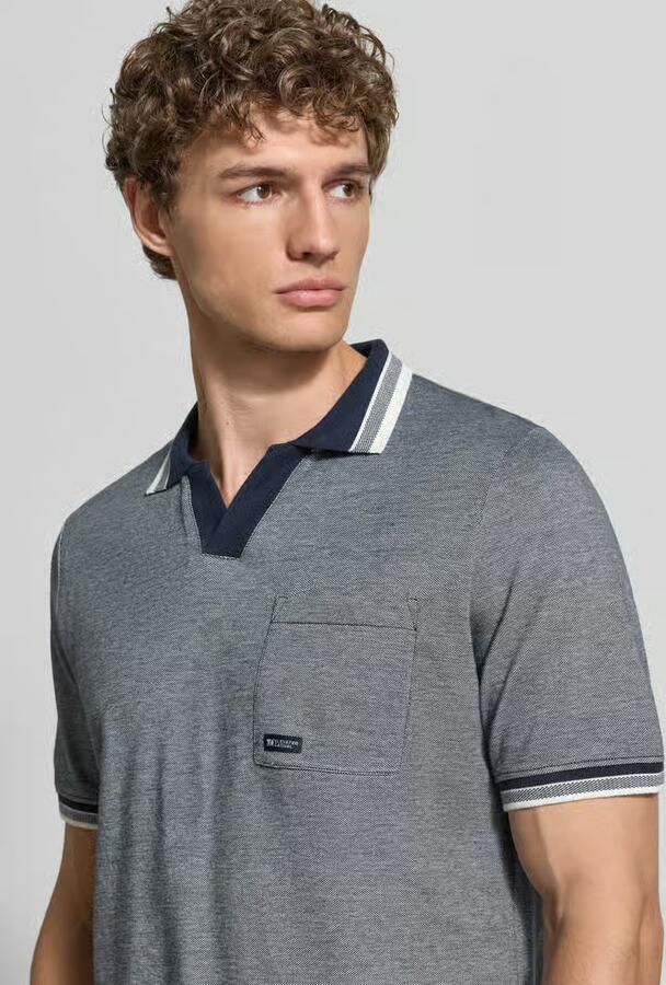 S.Oliver RED LABEL regular fit poloshirt van puur katoen model 'OPEN COLLAR POLO' - Foto 3