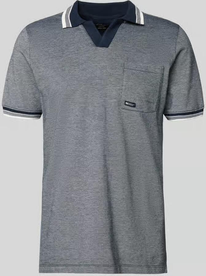 S.Oliver RED LABEL regular fit poloshirt van puur katoen model 'OPEN COLLAR POLO' - Foto 4