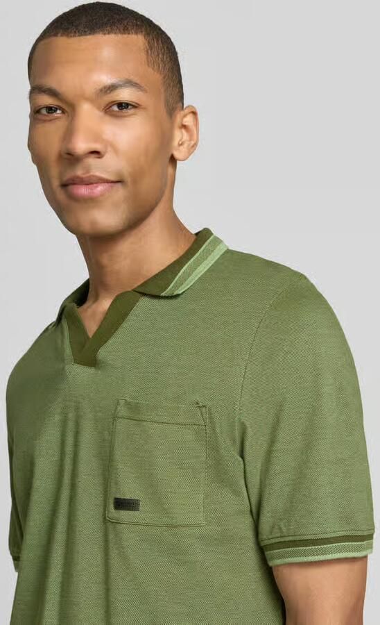 S.Oliver RED LABEL regular fit poloshirt van puur katoen model 'OPEN COLLAR POLO' - Foto 4