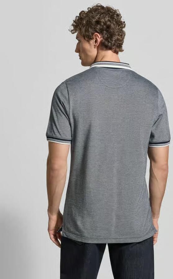 S.Oliver RED LABEL regular fit poloshirt van puur katoen model 'OPEN COLLAR POLO' - Foto 4