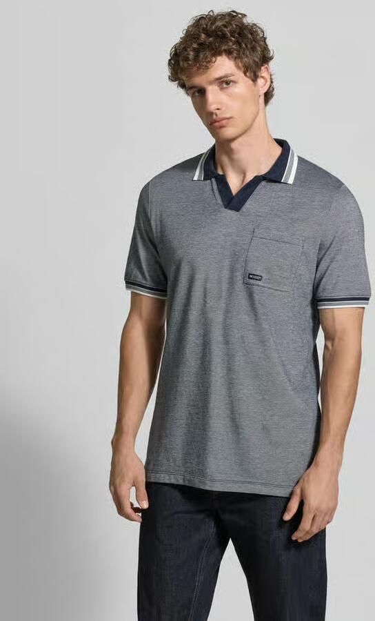 S.Oliver RED LABEL regular fit poloshirt van puur katoen model 'OPEN COLLAR POLO' - Foto 5