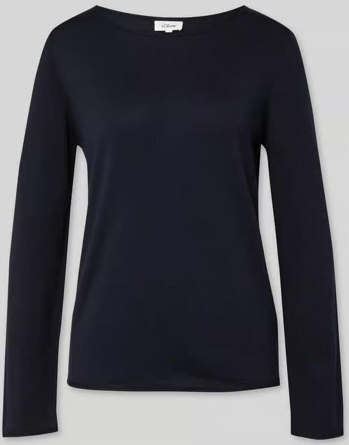 S.Oliver RED LABEL Regular fit shirt met lange mouwen van Mix van katoen en viscose - Foto 5