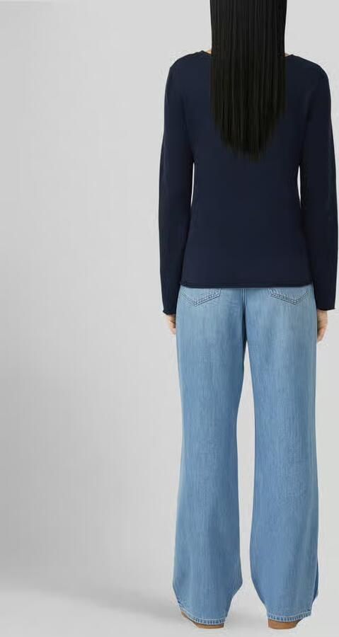 S.Oliver RED LABEL Regular fit shirt met lange mouwen van Mix van katoen en viscose - Foto 7