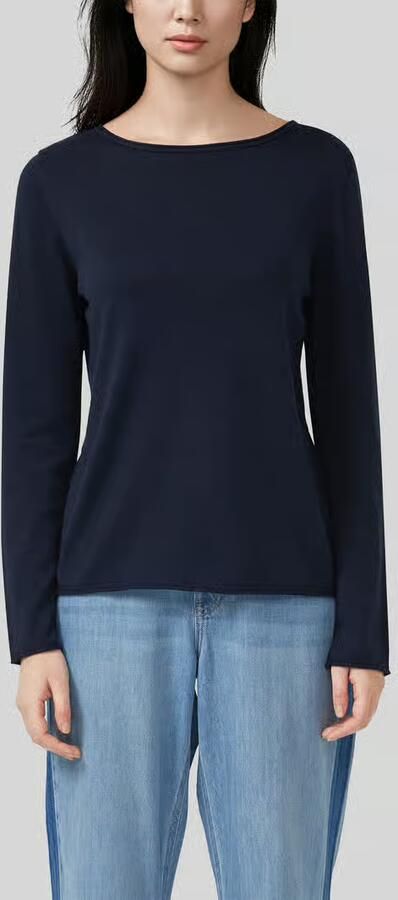 S.Oliver RED LABEL Regular fit shirt met lange mouwen van Mix van katoen en viscose - Foto 8