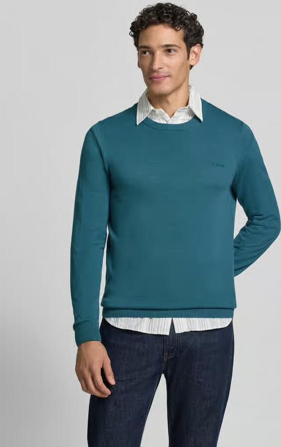 S.Oliver RED LABEL regular fit pullover van puur katoen - Foto 2
