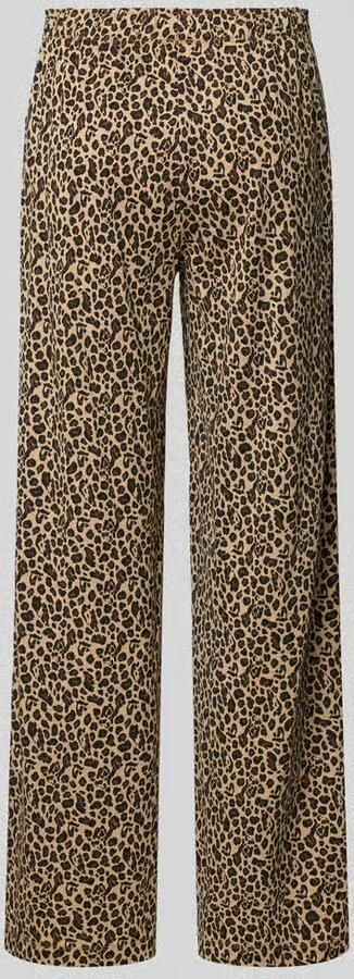 S.Oliver RED LABEL Regular fit pyjamabroek van een mix van katoen en viscose model 'LEO LOVE'