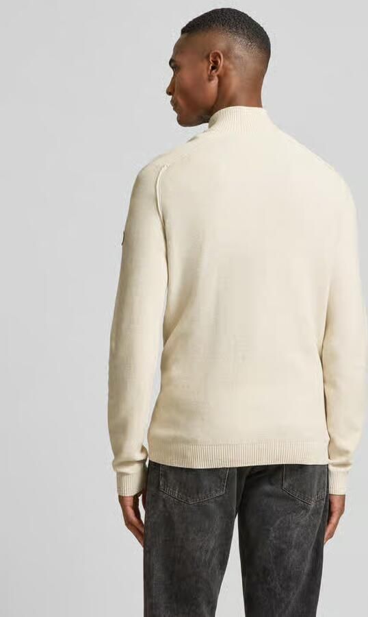 S.Oliver RED LABEL Regular fit gebreide pullover van puur katoen in piquékwaliteit