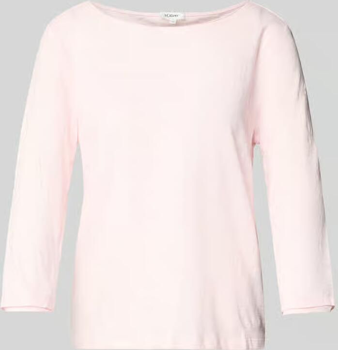 S.Oliver RED LABEL Regular fit shirt met 3 4-mouwen van puur katoen - Foto 5