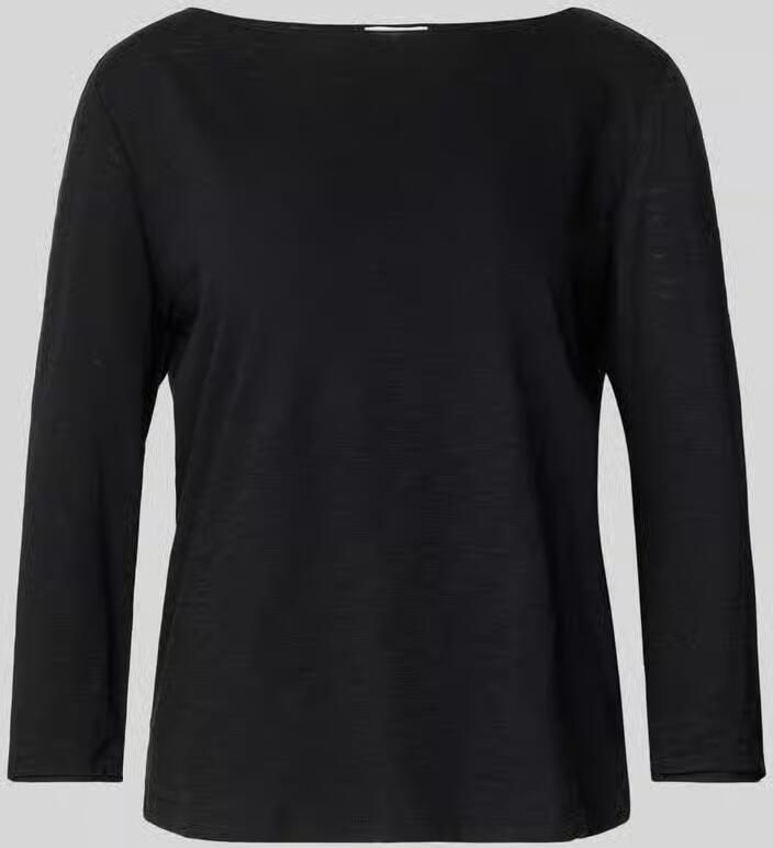 S.Oliver RED LABEL Relaxed fit T-shirt met 3 4-mouwen van puur katoen