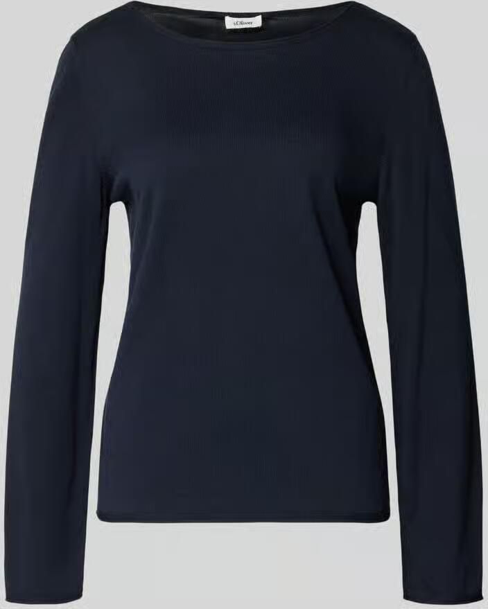 S.Oliver RED LABEL Regular fit shirt met lange mouwen van Mix van katoen en viscose - Foto 5
