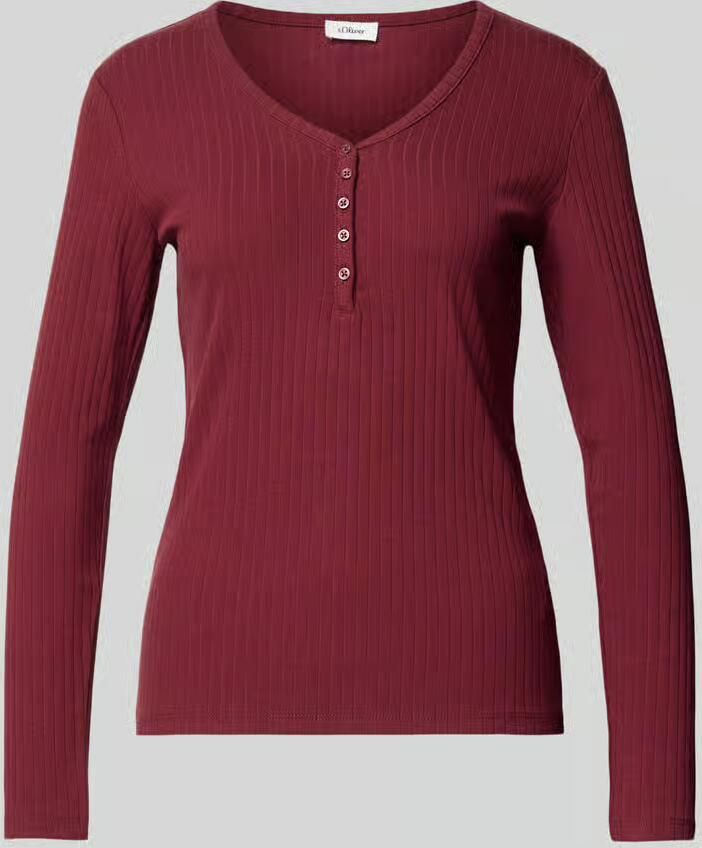 S.Oliver RED LABEL Regular fit shirt met lange mouwen van katoenmix - Foto 2