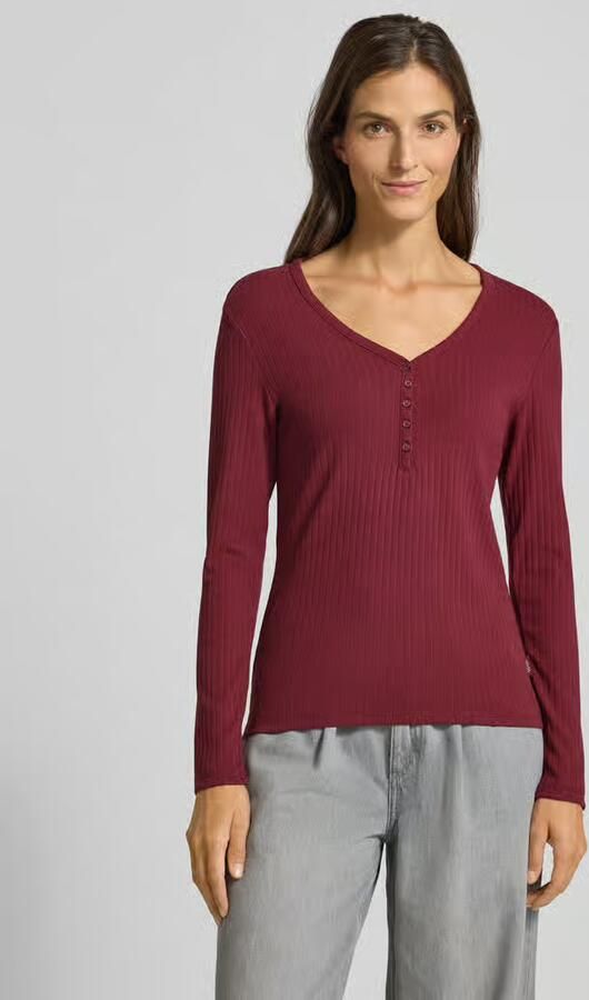 S.Oliver RED LABEL Regular fit shirt met lange mouwen van katoenmix - Foto 4