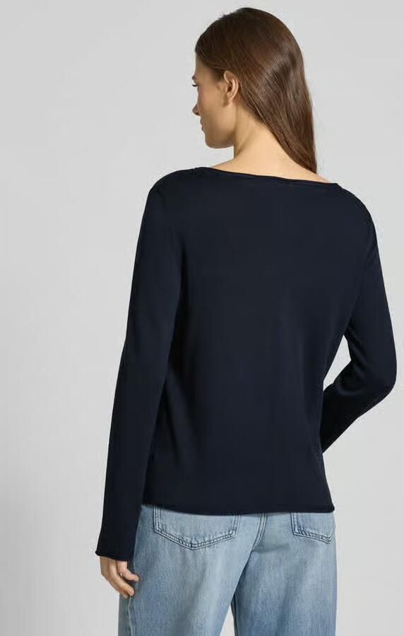 S.Oliver RED LABEL Regular fit shirt met lange mouwen van Mix van katoen en viscose - Foto 5