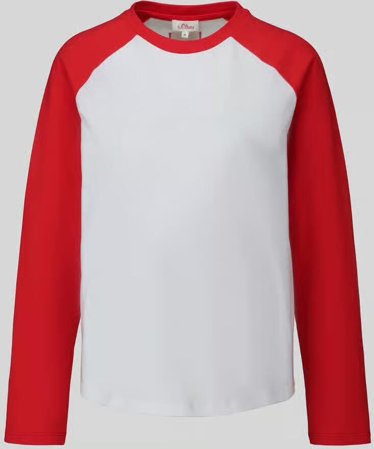 S.Oliver RED LABEL Regular fit shirt met lange mouwen van puur katoen s.Oliver x Heidi Klum