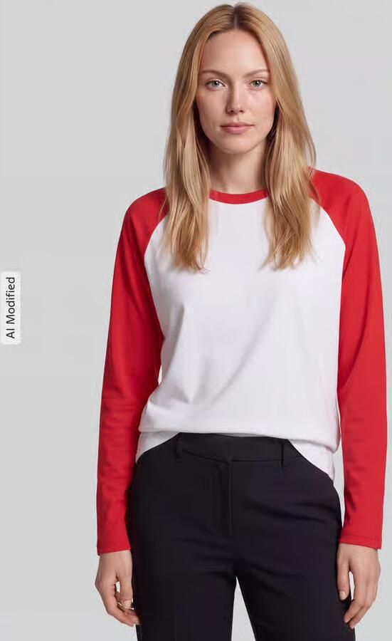 S.Oliver RED LABEL Regular fit shirt met lange mouwen van puur katoen s.Oliver x Heidi Klum - Foto 3