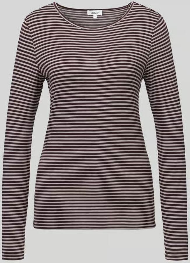 S.Oliver RED LABEL Regular fit shirt met lange mouwen van viscosemix