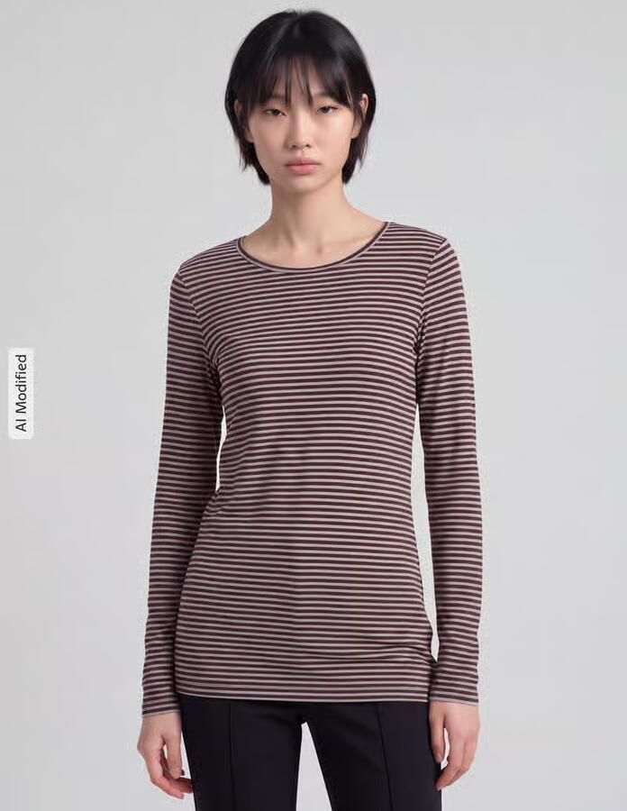 S.Oliver RED LABEL Regular fit shirt met lange mouwen van viscosemix - Foto 2