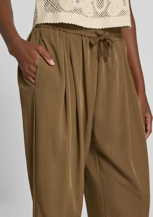 S.Oliver RED LABEL regular fit Smalle broek van viscosemix
