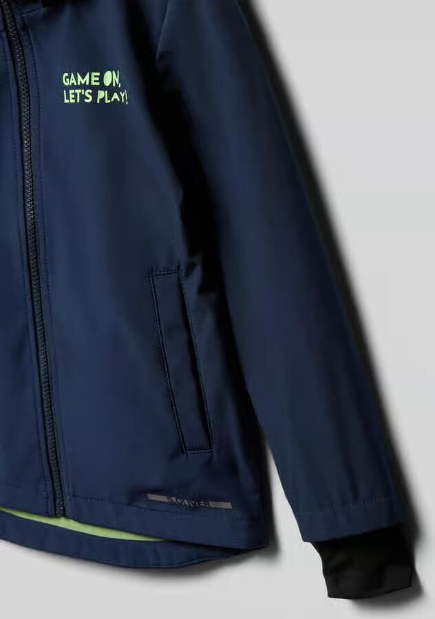 S.Oliver RED LABEL regular fit softshell-jack met capuchon