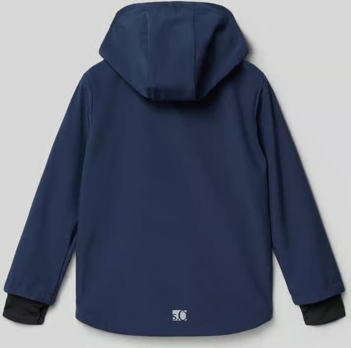 S.Oliver RED LABEL regular fit softshell-jack met capuchon