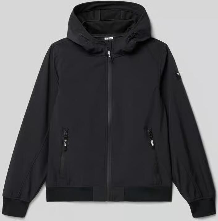 S.Oliver RED LABEL regular fit softshell-jas van waterafstotend materiaal - Foto 4