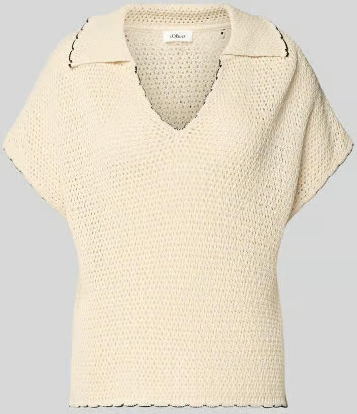 S.Oliver RED LABEL regular fit spencer met polokraag - Foto 2