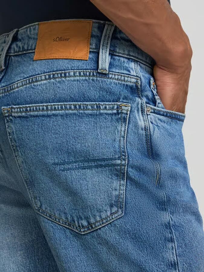 S.Oliver RED LABEL regular fit straight jeans van katoenmix model 'BENITO' - Foto 5