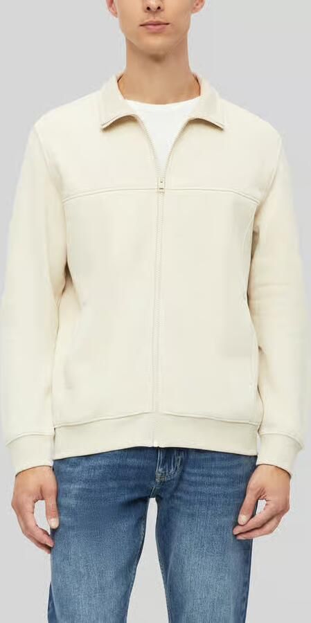 S.Oliver RED LABEL Regular fit sweatjack van katoenmix - Foto 3