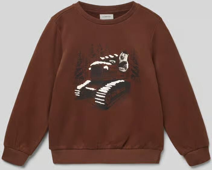 S.Oliver RED LABEL Regular fit sweatshirt van katoenmix