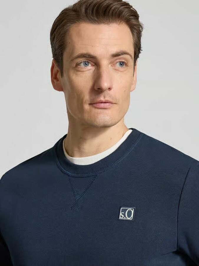 S.Oliver RED LABEL Regular fit sweatshirt van katoenmix - Foto 3