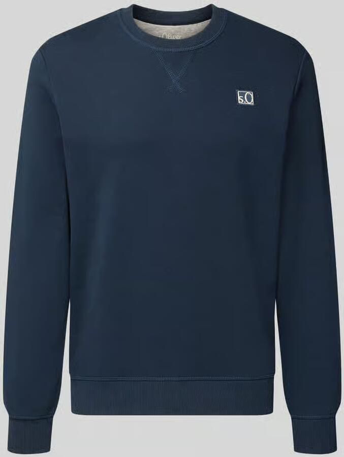 S.Oliver RED LABEL Regular fit sweatshirt van katoenmix - Foto 4