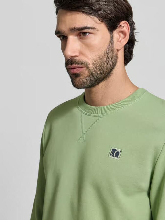 S.Oliver RED LABEL Regular fit sweatshirt van katoenmix - Foto 3