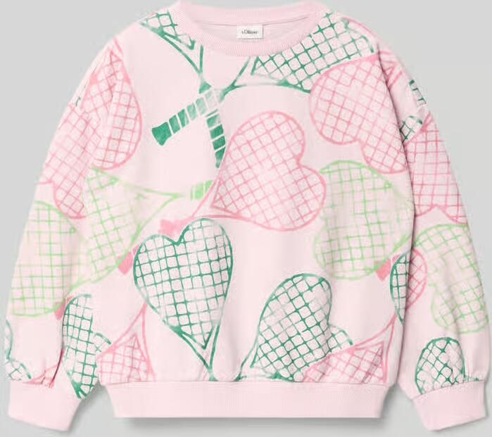 S.Oliver RED LABEL Regular fit sweatshirt van katoenmix - Foto 2